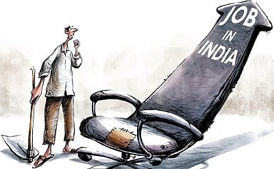 கடந்த 6 நிதியாண்டுகளில்
வேலைவாய்ப்பு 35% உயா்வு: 
மத்திய அரசு தகவல்